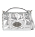 Metallic Tiny Softie, &pound;275, Handbags, Silver, Leather, Front view
